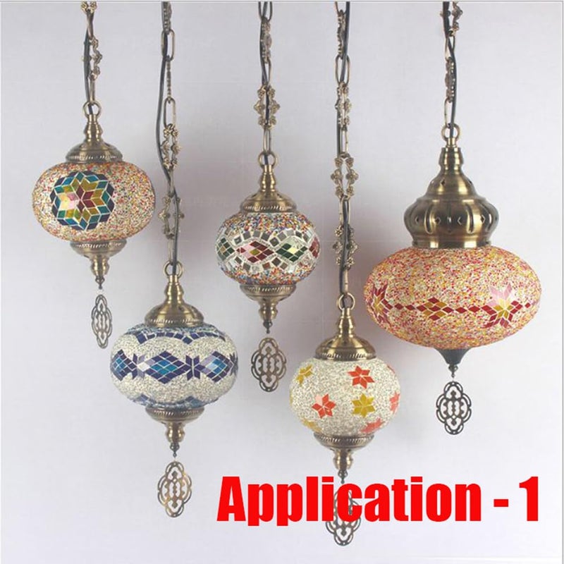 WOERFU 30 inch Antique Gold bronze Decorative Plum buckle Chain for Hanging Lighting (Gold bronze) - Image 2
